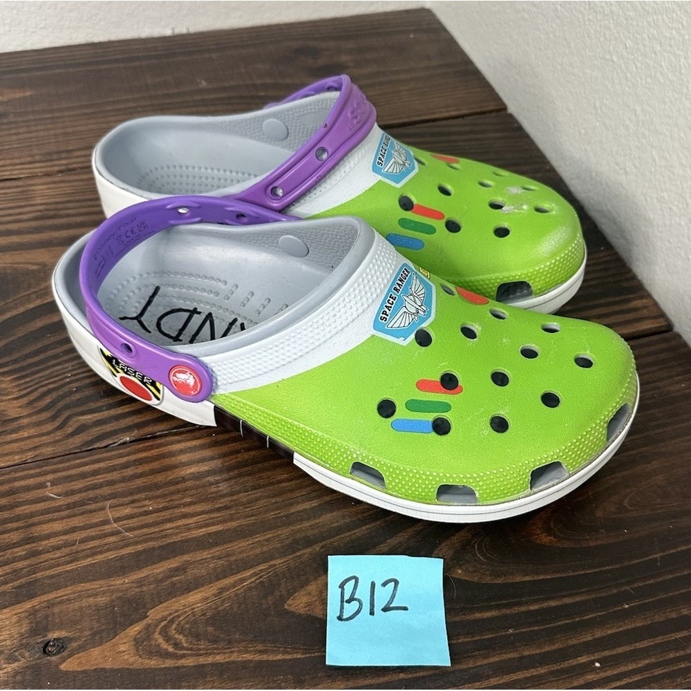 Crocs Disney Toy Story Buzz Lightyear Classic Clog Men's 9 Womens 11